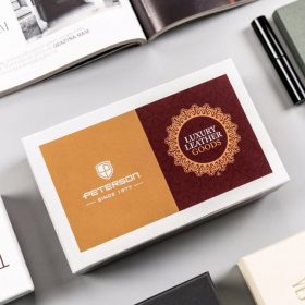    Dámska kožená peňaženka Peterson PTN RD-21-GCL-Y v púdrovej farbe 18,5 x 10 x 3,5 cm