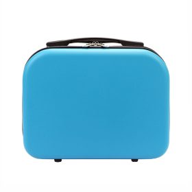    Gregorio modrá tvrdostenná ABS kozmetická taštička, kozmetická taštička 31 x 23 x 15 cm