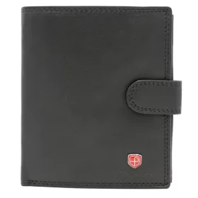   Peterson MR-05L-CN čierna pánska kožená peňaženka 11 x 13 x 2,5 cm