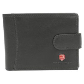    Peterson MR-13L-CN čierna pánska kožená peňaženka 11,5 x 9 x 2,5 cm