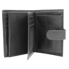    Peterson MR-14L-CN čierna pánska kožená peňaženka 9,5 x 13 x 2,5 cm