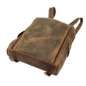  Kožený ruksak Florence 2004 MH hnedý 28 x 36 x 11 cm