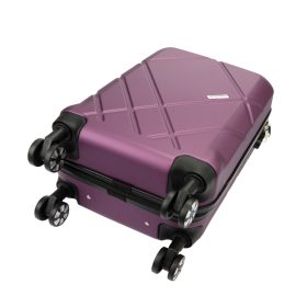    Kabínový kufor Gregorio W3015 S20 mauve abs s pevnou strechou 38 x 56 x 22 cm