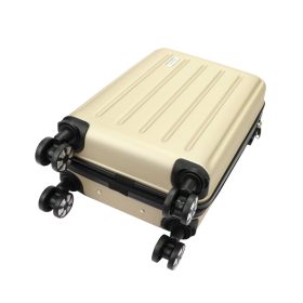    Tvrdý kabínový kufor Gregorio W3028 S18 champagne abs 34 x 52 x 19 cm