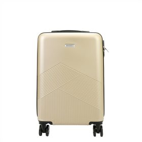    Tvrdý kabínový kufor Gregorio W3028 S20 champagne abs 38 x 56 x 22 cm