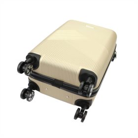    Tvrdý kabínový kufor Gregorio W3028 S20 champagne abs 38 x 56 x 22 cm