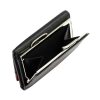  Dámska kožená peňaženka Albatross GN LW-S02 PIPE čierno-červená 10,7 x 9 x 2,5 cm