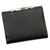  Dámska kožená peňaženka Albatross GN LW-S02 PIPE čierno-červená 10,7 x 9 x 2,5 cm