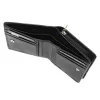  Dámska kožená peňaženka Albatross GN LW-S04 PIPE čierno-červená 9 x 12 x 2,5 cm