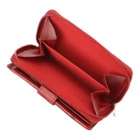    Dámska kožená peňaženka Albatross GN LW-S05 PIPE červená 9 x 12,5 x 3 cm
