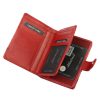  Dámska kožená peňaženka Albatross GN LW-S06 PIPE červená 10 x 12,5 x 3 cm