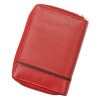  Dámska kožená peňaženka Albatross GN LW-S06 PIPE červená 10 x 12,5 x 3 cm