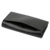  Dámska kožená peňaženka Albatross GN LW-L01 PIPE čierno-červená 18,5 x 10 x 3 cm