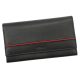  Dámska kožená peňaženka Albatross GN LW-L03 PIPE čierna 18,5 x 9,5 x 2,5 cm