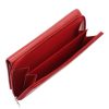  Dámska kožená peňaženka Albatross GN LW-L04 PIPE červená 19 x 9,5 x 3 cm