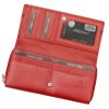  Dámska kožená peňaženka Albatross GN LW-L04 PIPE červená 19 x 9,5 x 3 cm