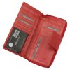 Dámska kožená peňaženka Albatross GN LW-L05 PIPE červená 10 x 18,5 x 2,8 cm