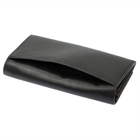    Dámska kožená peňaženka Albatross GN LW-L06 PIPE čierno-červená 18,5 x 9,5 x 2,8 cm