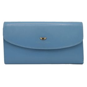    Peterson PTN 2537-BO modrá dámska kožená peňaženka 19 x 10 x 3 cm
