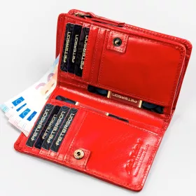    Peterson PTN 2550-BO čierna dámska kožená peňaženka 9 x 14 x 3 cm