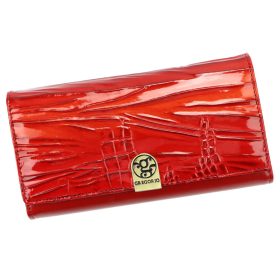    Gregorio AL-102 červená dámska kožená peňaženka 18,5 x 10 x 4 cm