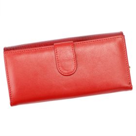   Gregorio GL-122 červená dámska peňaženka z hovädzej kože 19,5 x 10 x 4 cm