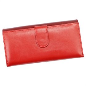    Gregorio NL-122 červená dámska kožená peňaženka 19,5 x 10 x 4 cm