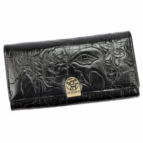   Gregorio HL-100 čierna dámska kožená peňaženka 19,5 x 9,5 x 4 cm