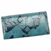  Dámska peňaženka Gregorio HL-100 s kvetinovým vzorom v modrej farbe 19,5 x 9,5 x 4 cm