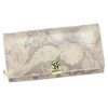  Dámska kožená peňaženka Gregorio HL-106 s kvetinovým vzorom béžovej farby 19 x 10 x 4 cm