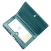  Dámska kožená peňaženka Gregorio HL-108 s modrým kvetinovým vzorom 14,5 x 9 x 3,8 cm