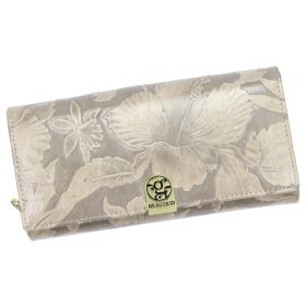    Gregorio HL-122 béžová dámska kožená peňaženka 19,5 x 10 x 4 cm