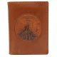 Peterson PTN N4-EBS-02 konyak férfi marhabőr pénztárca 9.5 x 12.5 x 2.5 cm