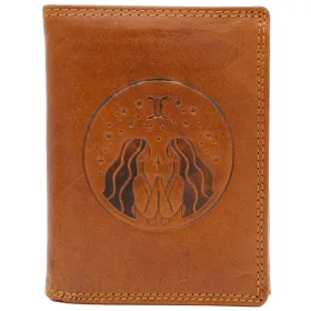   Peterson PTN N4-EBS-06 konyak férfi marhabőr pénztárca 9.5 x 12.5 x 2.5 cm