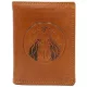 Peterson PTN N4-EBS-06 konyak férfi marhabőr pénztárca 9.5 x 12.5 x 2.5 cm