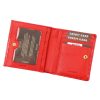  Dámska kožená peňaženka Mato Grosso 0614-46 s RFID červenou farbou 10,5 x 10 x 3 cm