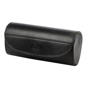    EL FORREST 1006-61 čierne dámske kožené puzdro na okuliare 15,5 x 6,5 x 5 cm