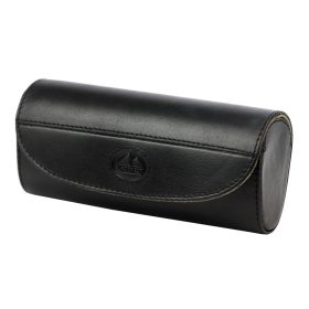    EL FORREST 1006-61 čierne dámske kožené puzdro na okuliare 15,5 x 6,5 x 5 cm