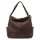  Dámska kožená kabelka VS 023 hnedá, crossbody 36 x 30 x 16 cm