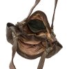  Dámska kožená kabelka VS 023 hnedá, crossbody 36 x 30 x 16 cm