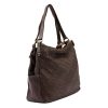  Dámska kožená kabelka VS 023 hnedá, crossbody 36 x 30 x 16 cm