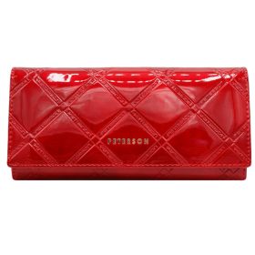    Peterson PTN 72401-PLT červená dámska peňaženka z hovädzej kože 18,5 x 9 x 4,5 cm