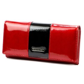    Cavaldi H22-3-SH9 červená kožená dámska kožená peňaženka 18,5 x 9 cm
