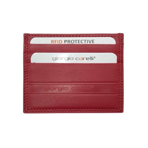 493403 003 Giorgio Carelli bankkártyatartó piros RFID
