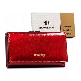    Rovicky RH-23-1-SH červená dámska kožená peňaženka 14 x 8,5 x 3 cm