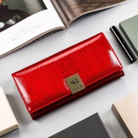   Rovicky RH-27A-1-SH červená dámska kožená peňaženka 18,5 x 10 x 3 cm