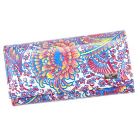   Baju Baj BB 083-75-s139 vzorovaná dámska kožená peňaženka 19 x 9,5 x 3,5 cm