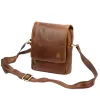  Nordee MSD-03 GM03 hnedá pánska kožená kabelka cez rameno 21 x 23 x 7 cm