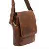  Nordee MSD-03 GM03 hnedá pánska kožená kabelka cez rameno 21 x 23 x 7 cm