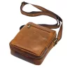  Nordee MSD-03 GM06 hnedá pánska kožená kabelka do ruky 18 x 22 x 8 cm